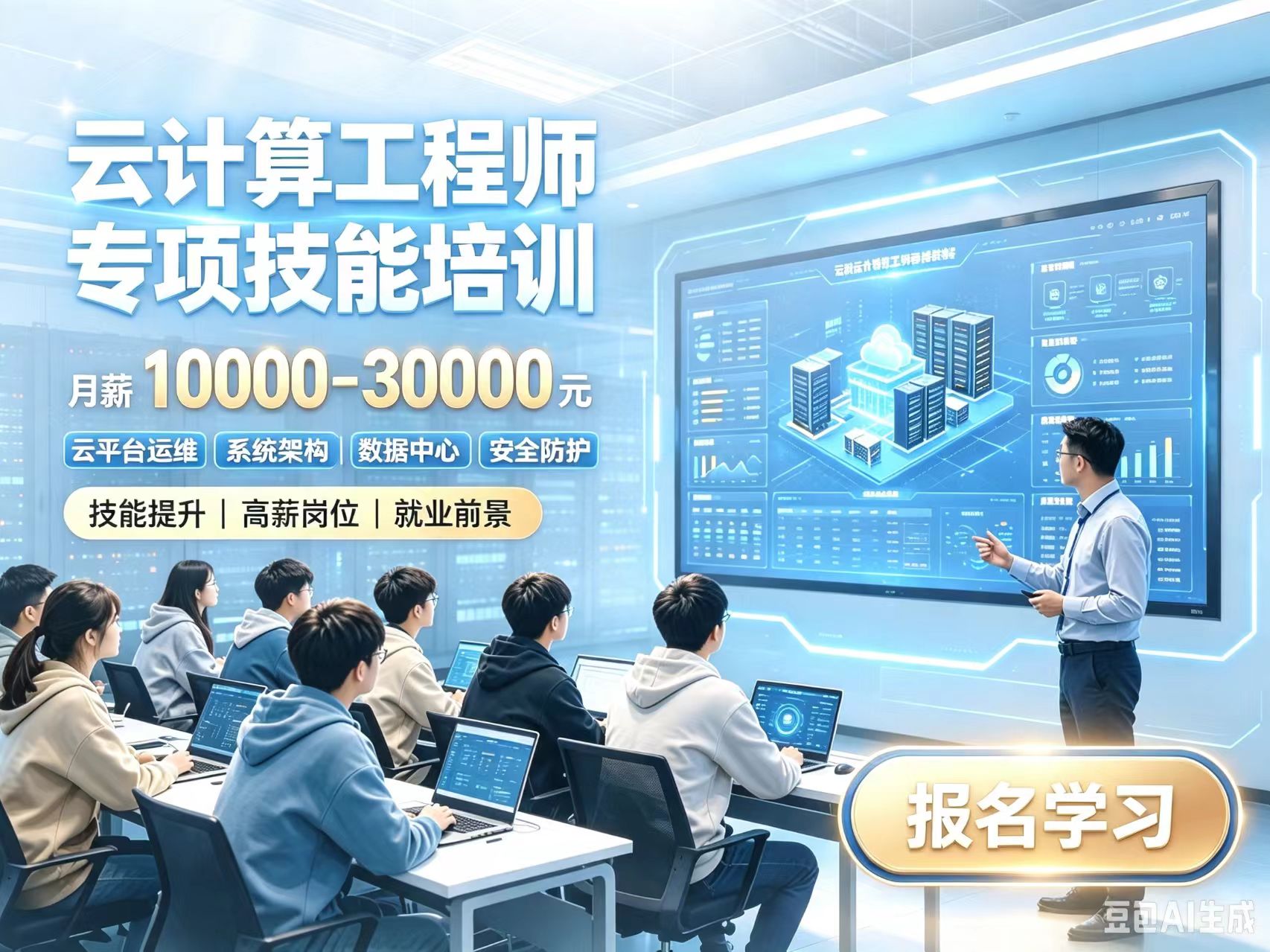 云计算工程师专项技能培训｜专属补助申领通道